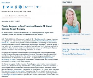 earlobe repair,gauged earlobes,nonsurgical earlobe rejuvenation,san francisco plastic surgeon