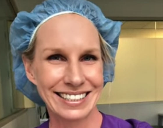 Doctor explaining Labiaplasty Surgery