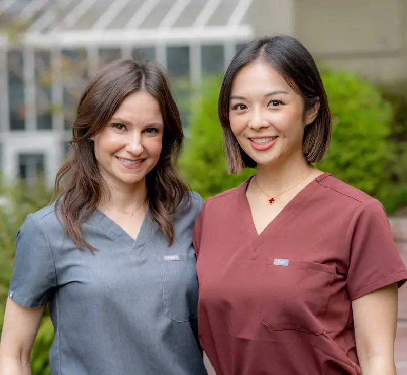 Emily Sespaniak, NP and Agnes Wong, MSN, NP-BC