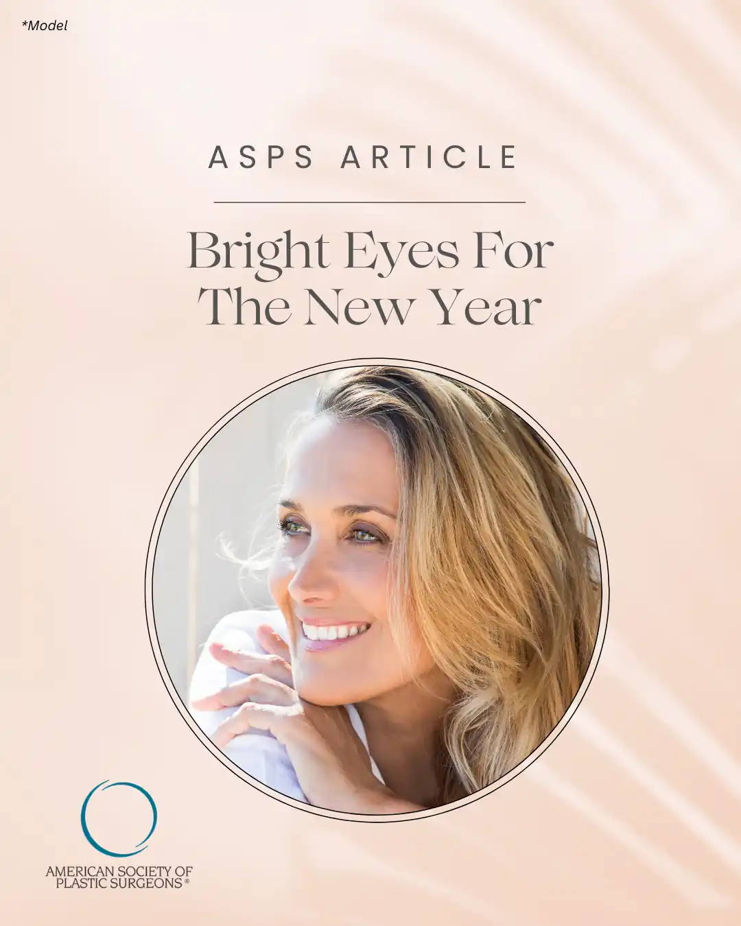 ASPS Article regarding Karen Horton doing undereye rejuvenation treatments