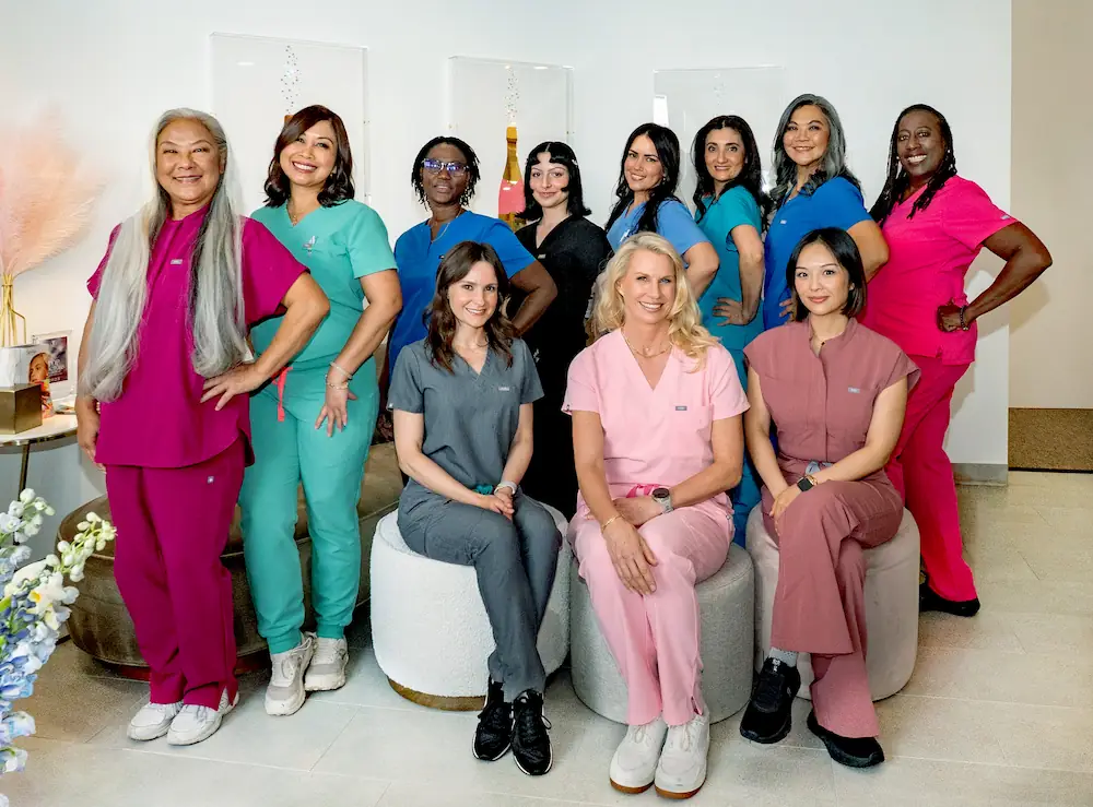 dr karen horton and medical staff