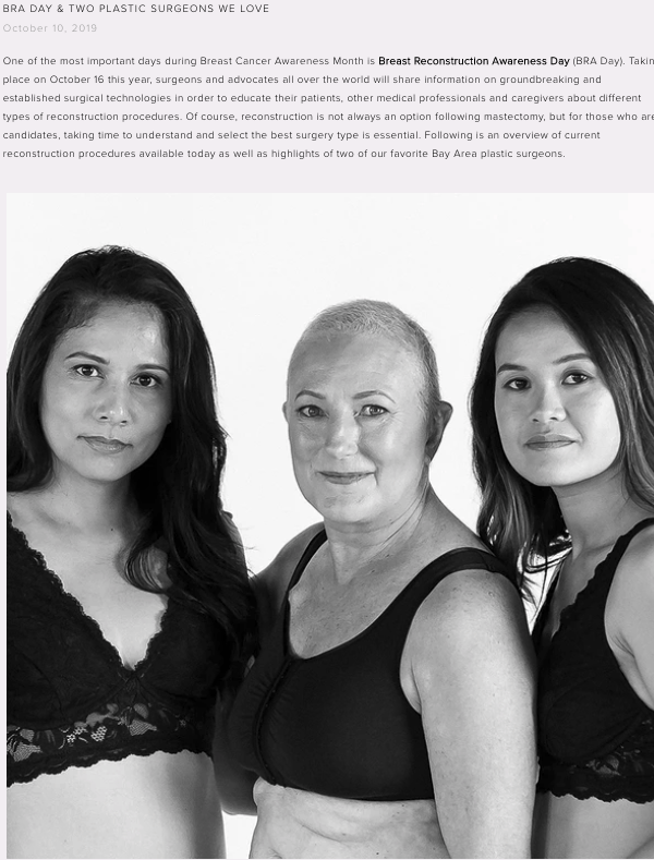 in the media Dr. Horton Featured in Everviolet Blog: BRA Day and Two Plastic Surgeons We Love