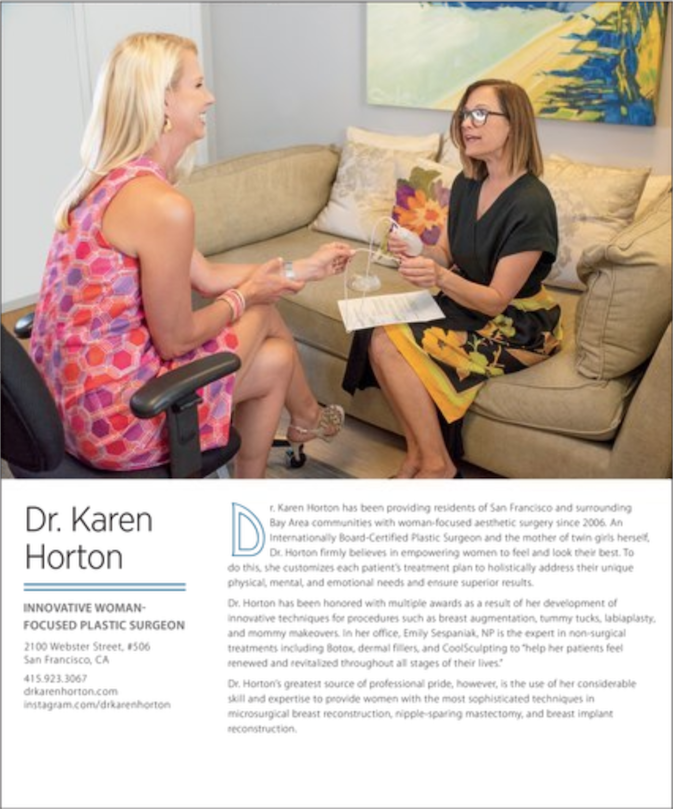 in the media Dr. Horton Featured In Marin Magazine’s 2020 Women In Business