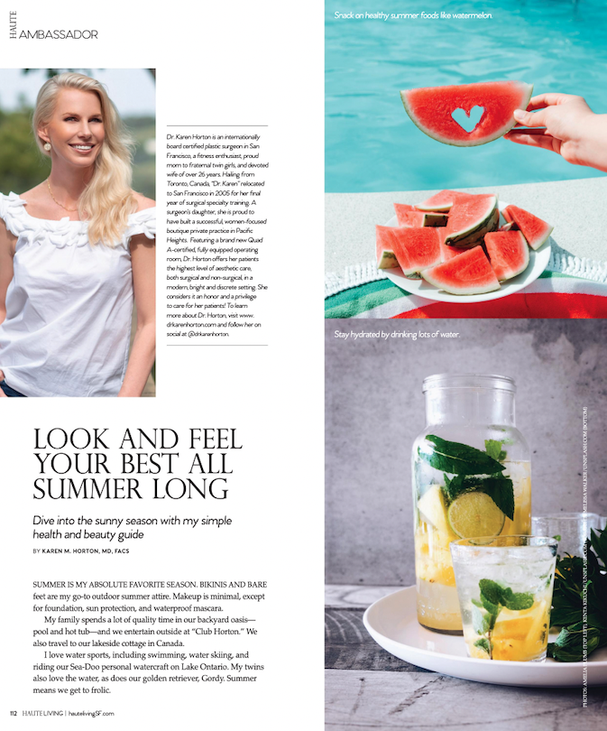 in the media Dr. Karen Horton Shares Her Tips for Summer Self-Care