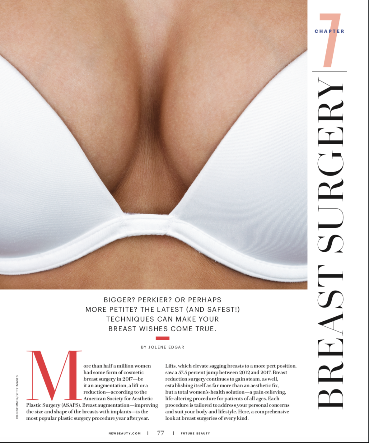 in the media Dr. Horton Featured in New Beauty Article About Breast Surgery