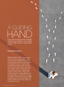 in the media A Guiding Hand: Medical Career Mentoring