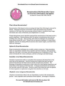 in the media Breast Cancer Awareness