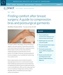 in the media Finding comfort after breast surgery: A guide to compression bras and postsurgical garments