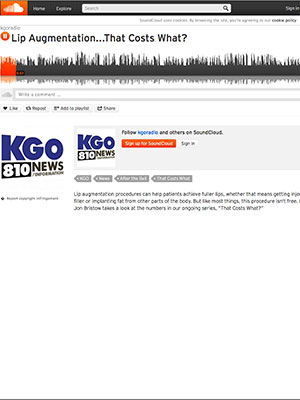 in the media Dr. Horton Discusses Lip Augmentation on KGO Radio