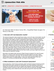 in the media Liposuction Mom’s