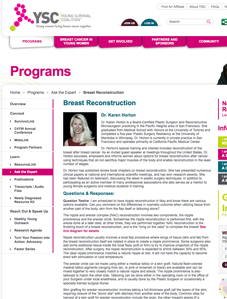 in the media Young Survival Coalition