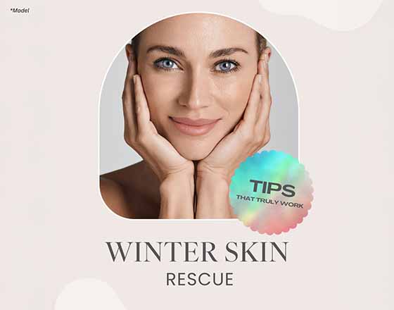 How to Combat Winter Dryness with Professional Skin Treatments blog post thumbnail graphic