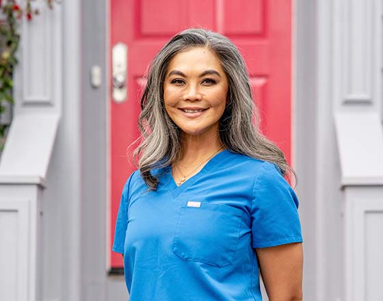 Mary at front office