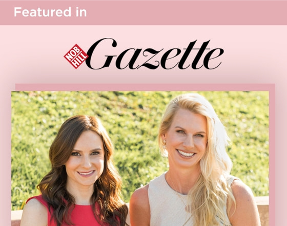 Dr. Karen Horton and Emily Sespaniak photo from Nob Hill Gazette
