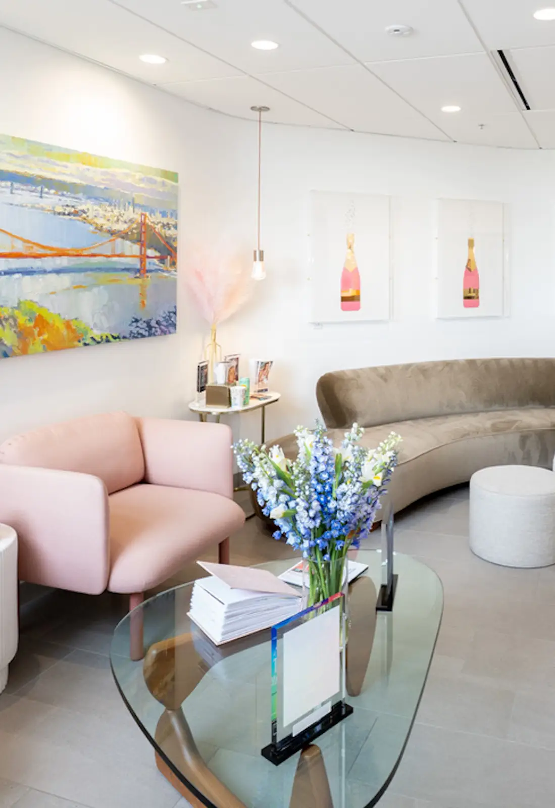 The lobby of the office of Dr. Karen Horton