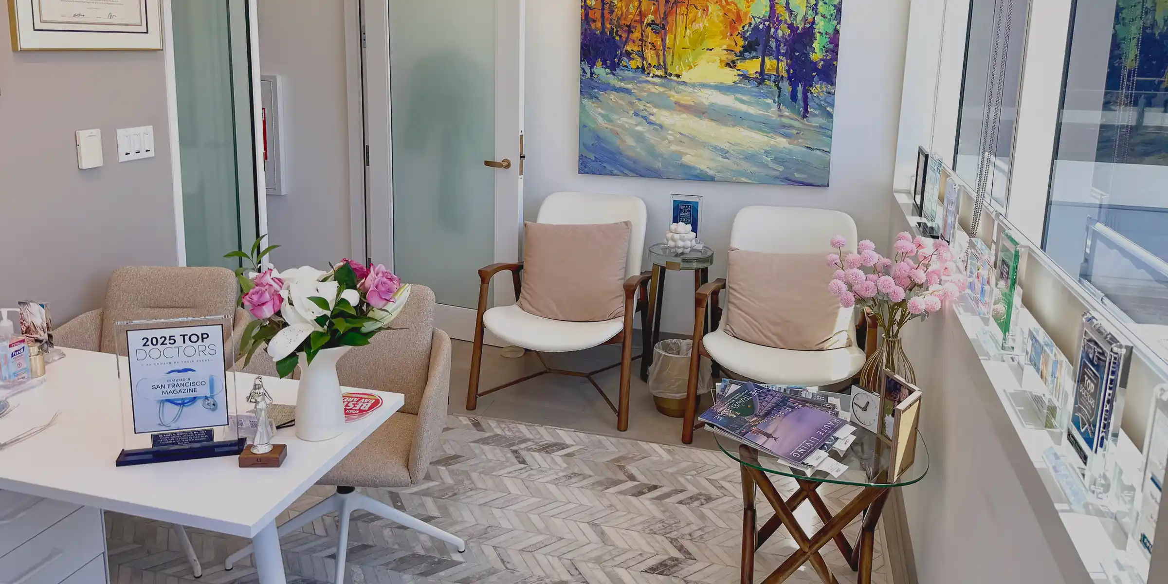 inside the office of Dr. Horton
