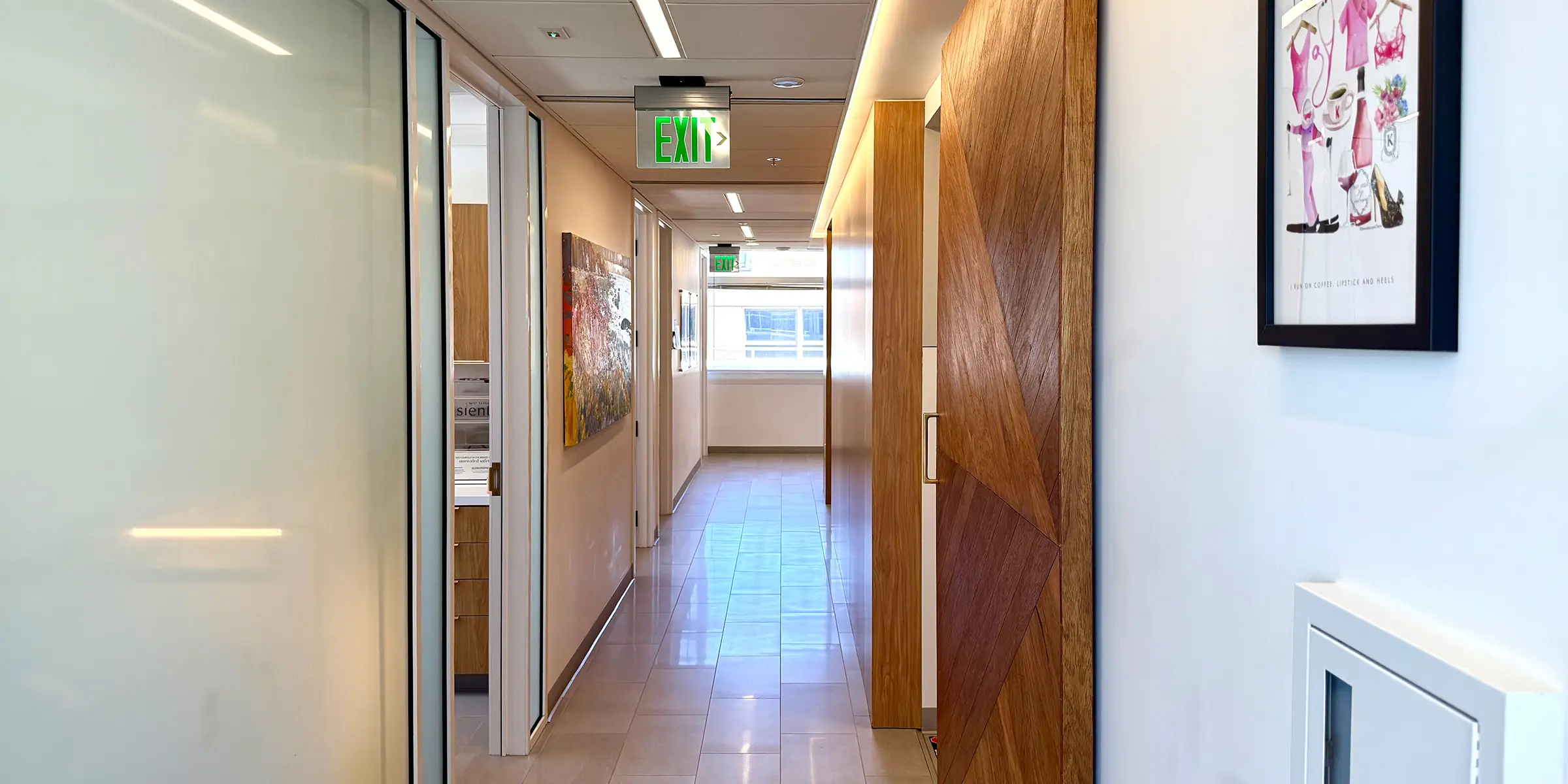 San Francisco plastic surgery front hallway