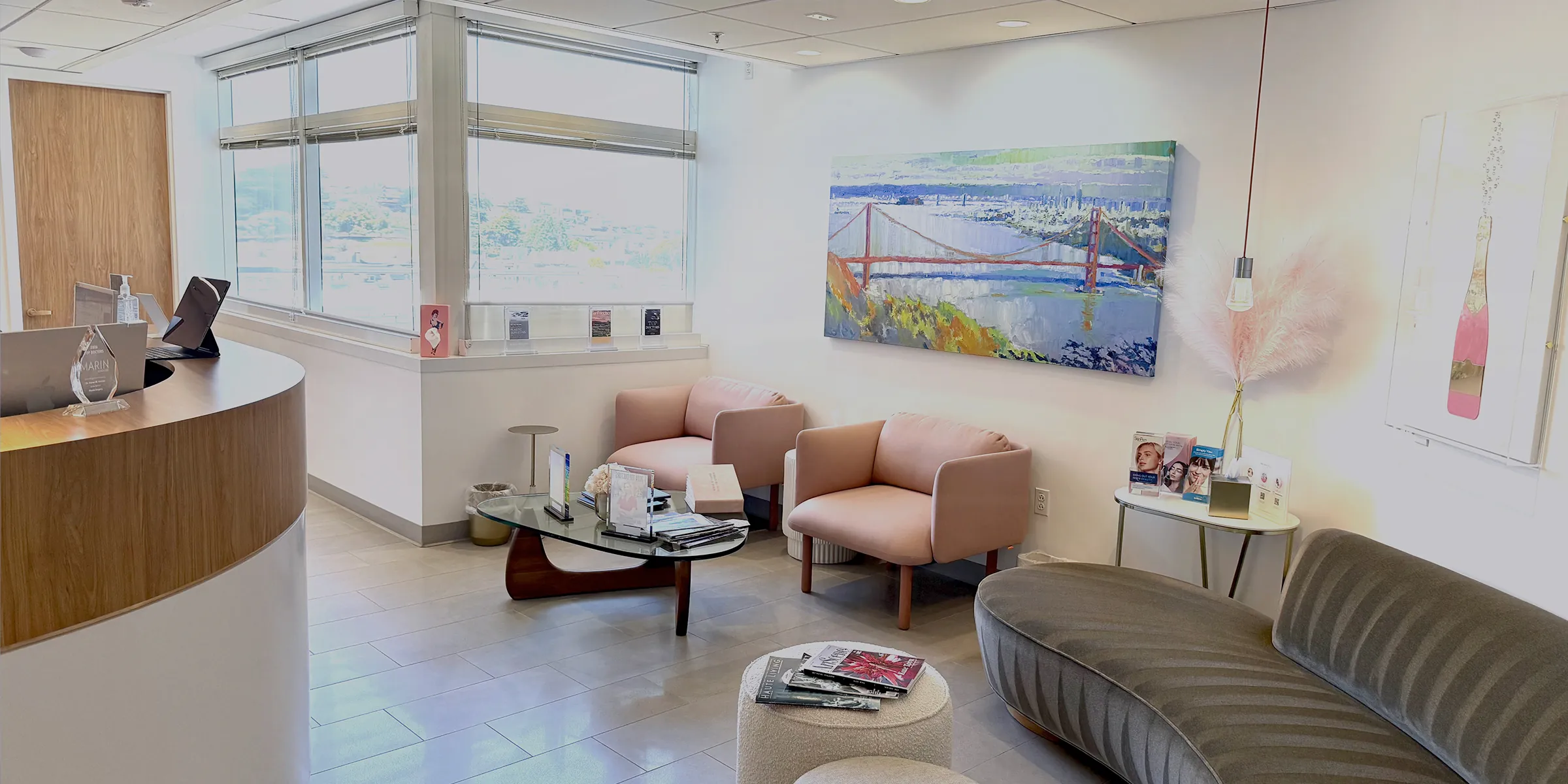 Front desk and lobby of Dr. Karen Horton